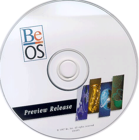 BeOS Preview Release CD