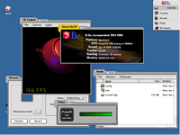 Скриншот BeOS Dano на Macintosh - GLTeapot